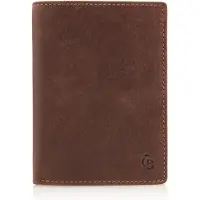Castelijn & beerens Canyon Cartera Bloqueo RFID Piel natural 12.5 cm marrón