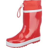 Playshoes Botas de lluvia rojo / blanco