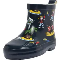 Playshoes Botas de lluvia azul oscuro / marrón / amarillo / rojo