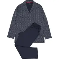 Götzburg Pijama largo navy / gris