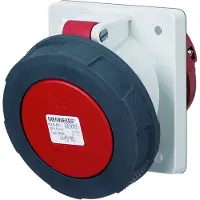 MENNEKES Elektrotechnik GmbH & Co. KG. Caja de conexión para instalación, TA 63A, 5 polos, 6 horas, 400V, IP67, 209A (209A)