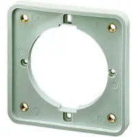 MENNEKES : Placa de conexión para cajas de empalme, modelo 40102. Placa intermedia para canales Tehalit