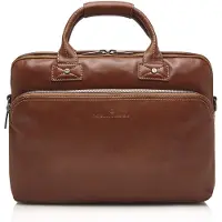 Castelijn & beerens Firenze Maletín Bloqueo RFID Piel natural 43 cm Compartimento para el portátil marrón