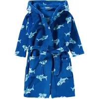 Playshoes Albornoz azul claro / azul oscuro / blanco