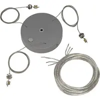 SLV 133814: Accesorio para lámpara MEDO PRO, color gris plateado