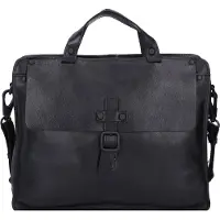 Harold's Aberdeen Maletín Piel natural 37 cm negro