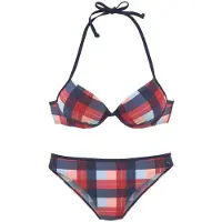 s.Oliver Bikini navy / azul claro / arándano / rojo pastel