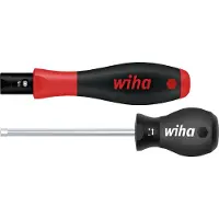 Wiha Destornillador de par de torsión TorqueVario-S (negro/rojo, de 2 piezas, 0,1 - 0,6 Nm)