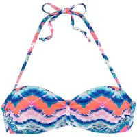 Venice beach Top de bikini azul / rosa / rojo