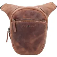 Greenburry Vintage Riñonera Piel natural 20 cm marrón