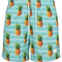 Urban Classics Bermudas turquesa / aqua / ocre / dorado / verde