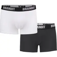 Brandit Calzoncillo boxer negro / blanco