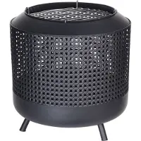 Huismerk : Chimenea de exterior con parrilla, 50x51 cm, color