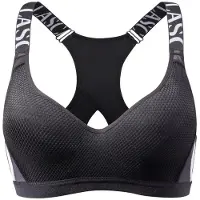 LASCANA Sujetador deportivo negro / blanco