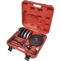 vidaXL , juego de 19 piezas, herramienta para la instalación de rodamientos de cubo de rueda GEN2, 82 mm, compatible con Ford, Land Rover y Volvo