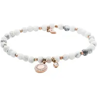 Fossil Pulsera 'VINTAGE MOTIFS' gris / blanco