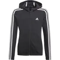 Adidas adidasChaqueta con capucha Essentials 3 bandas 128 Black / White Niño