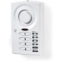 Nedis Alarma Para Puerta/ventana Con Pilas 3xaaa 85db