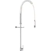 Delabie , detergente para lavavajillas, con mezclador y grifo manual, modelo 433000, sin válvula de desagüe.