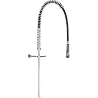 Delabie : Detergente para lavavajillas + cabezal de ducha manual, modelo 433010, sin brazo, tubo de conexión largo, rosca G3/4