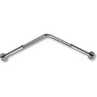 Delabie Barra para cortinas EVers, extensible de 700 a 900 mm, acero inoxidable, acabado pulido.