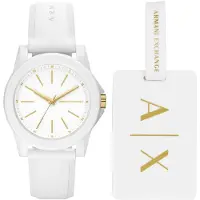 Armani Exchange Reloj analógico oro / blanco