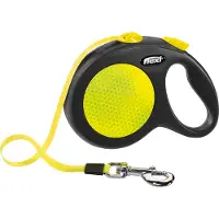 Flexi Correa Extensible Neon - Tape Leash - Small