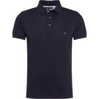 Tommy Hilfiger Camiseta 'CORE 1985 SLIM POLO' navy / rojo fuego / blanco