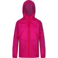 Regatta - Kid's Pack-It Jacket III - Chaqueta impermeable size 5-6 Years, fucsia/rojo