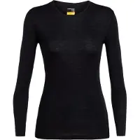 Icebreaker - Women's 175 Everyday L/S Crewe - Ropa interior merino size M, negro