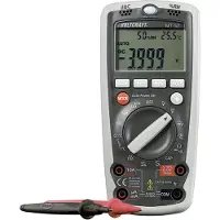 Voltcraft MT-52: Multímetro digital portátil con función de medición ambiental, categoría CAT III, 600 V. Pantalla (visualización): 4000