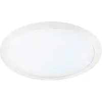 TRIO Leuchten - Lámpara de techo redonda moderna | Lámpara de techo | Lámpara | Iluminación blanca, incluye LED - Gonzalo | Salón | Dormitorio - Plástico, forma redonda - LED (no reemplazables)