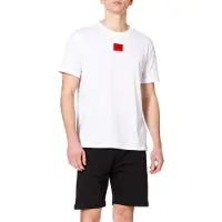 HUGO Camiseta 'Diragolino212' rojo claro / negro / blanco