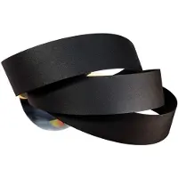 Domiluce Aplique de pared Vento, negro, E14, metal, 14 cm de altura