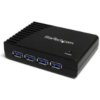 StarTech.com Hub 4 Port Black Superspeed Usb 3.0