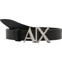 Armani Exchange para mujer. 941125CC71900020 Cinturón de piel negro (90cm), Casual, Clásico, outlet 2026.