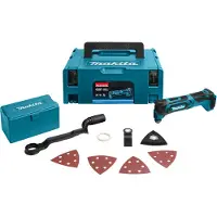 Makita Herramienta multifunción inalámbrica de 10,8 V, en color azul y