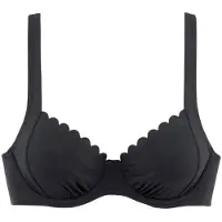LASCANA Top de bikini 'Camilla' negro