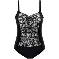 LASCANA Traje de baño negro / blanco
