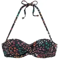 s.Oliver Top de bikini 'Milly' mezcla de colores / negro