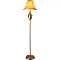 Lux.pro Lámpara de pie, 160x35 cm, de latón. Incluye 1 bombilla E27. Lámpara de pie, estilo retro. []