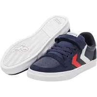 Hummel Zapatillas SLIMMER STADIL LEATHER LOW JR niña - Azul - 31