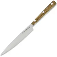 Due Cigni Hakucho cuchillo para carne 12 cm, madera de olivo
