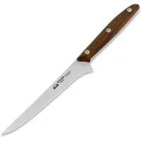 Due Cigni 1896, 2C1006NO cuchillo para deshuesar 15 cm, madera de nogal