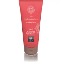 HOT Shiatsu Gel De Masaje Y Deslizamiento 2 En 1 Con Aroma A Fresa