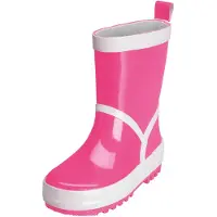 Playshoes Botas de lluvia rosa / blanco