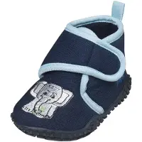 Playshoes Zapatillas de casa 'Elefant' marino / azul claro / gris claro