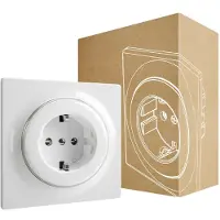 Fibaro Walli N, tipo F, blanco, 110 - 230 V, 16 A, 50/60 Hz, 0 - 40 °C