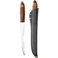 Marttiini Salmon Filleting Knife 552017W Polished 1.4034, Birch, cuchillo fileteador