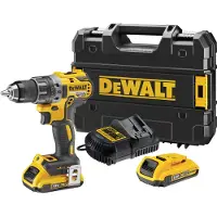DeWalt Taladro Atornillador DCD791D2T (2 x 2,0 Ah + DCB112 + TSTAK II)